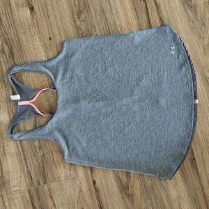 EUC UA Gray mesh tank top
